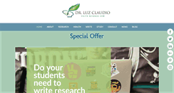 Desktop Screenshot of drluzclaudio.com